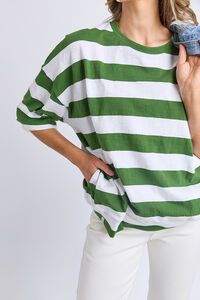Elm Mazie Block Stripe Sweat