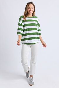 Elm Mazie Block Stripe Sweat