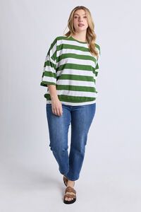 Elm Mazie Block Stripe Sweat