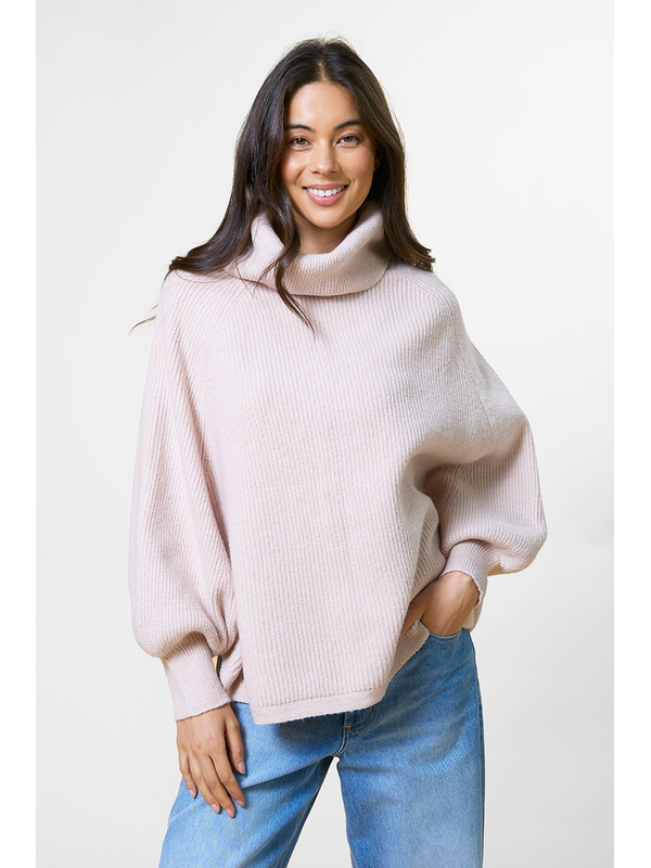 Stella + Gemma Polo Neck Poncho