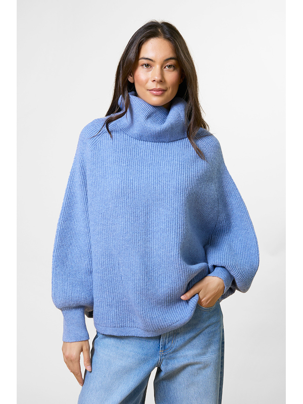 Stella + Gemma Polo Neck Poncho