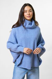 Stella + Gemma Polo Neck Poncho