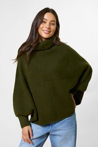 Stella + Gemma Polo Neck Poncho