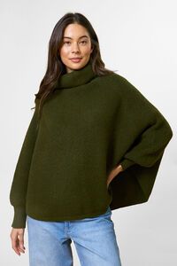 Stella + Gemma Polo Neck Poncho