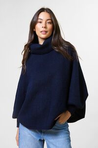 Stella + Gemma Polo Neck Poncho