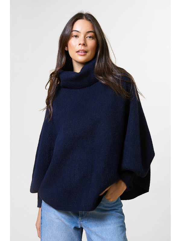 Stella + Gemma Polo Neck Poncho