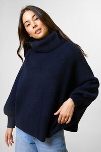 Stella + Gemma Polo Neck Poncho