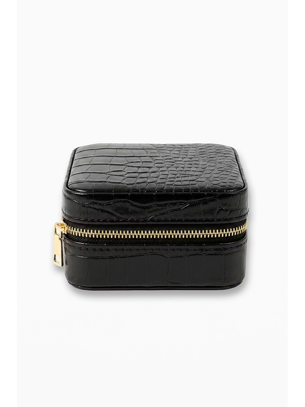 Stella + Gemma Croc Square Jewel Box