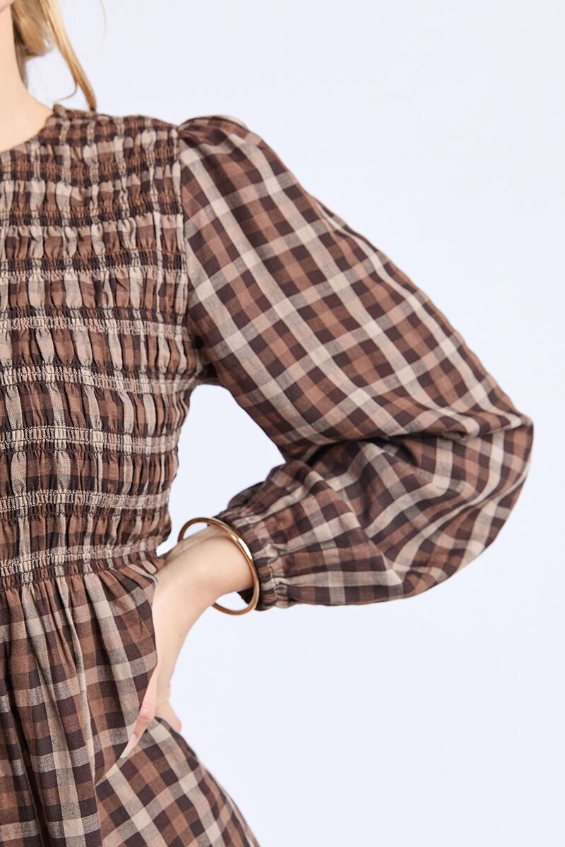 Foxwood Coco Check Dress - Preen Clothing