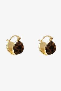Antler Leopard Pearl Drop Earring