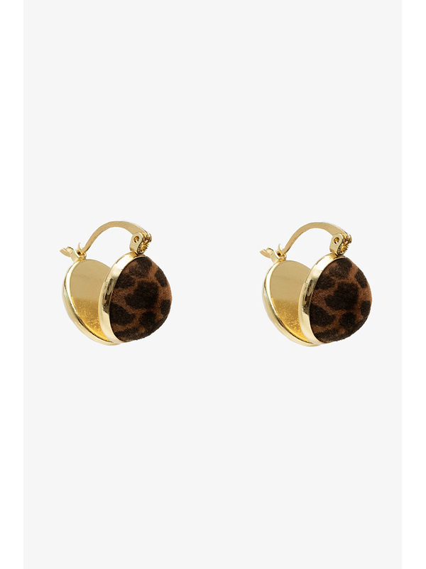 Antler Leopard Pearl Drop Earring