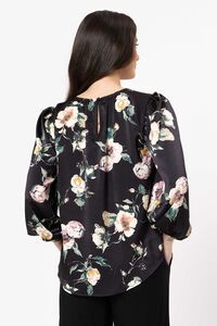 Leila + Luca Ink Bloom Lorenza Blouse