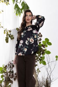 Leila + Luca Ink Bloom Lorenza Blouse