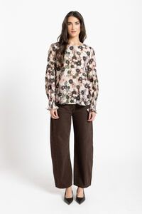 Seeking Lola Blush Poppy Vienna Blouse