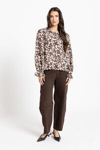 Seeking Lola Latte Bloom Harlow Top