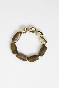 Stella + Gemma Bracelet Tigers Eye Brown and Gold Beads