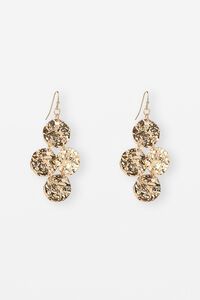 Stella + Gemma Earring Beaten Medallion Drop