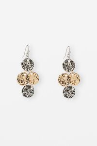 Stella + Gemma Earring Beaten Medallion Drop