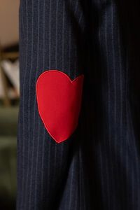Charlo Allegra Heart Navy Blazer
