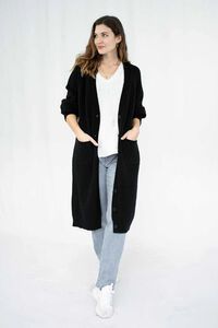 QQ Fashion Long Knit Coat 