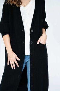 QQ Fashion Long Knit Coat 
