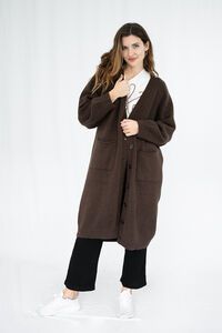 QQ Fashion Long Knit Coat 