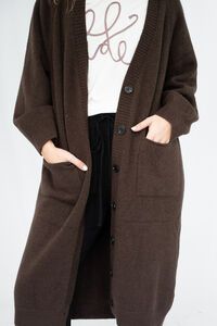 QQ Fashion Long Knit Coat 