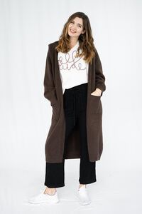 QQ Fashion Long Knit Coat 