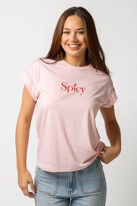 Stella + Gemma Cuff Sleeve T-Shirt Spicy