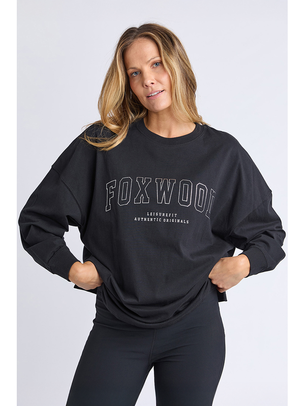 Foxwood Metallic Interval LS Tee