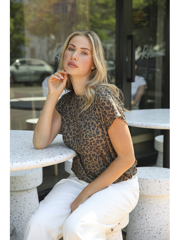 Stella + Gemma Dana Leopard Top