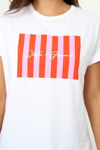 Stella + Gemma Soho Cuff Tee Candy Stripes