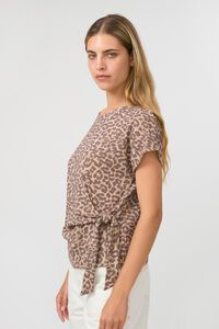 Stella + Gemma Cara Leopard Top