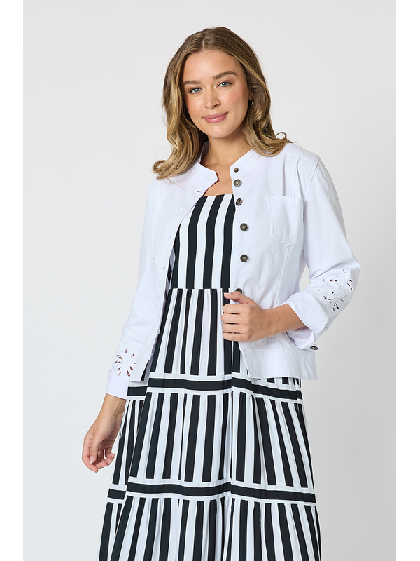 Threadz Gisele Embroidered Jacket