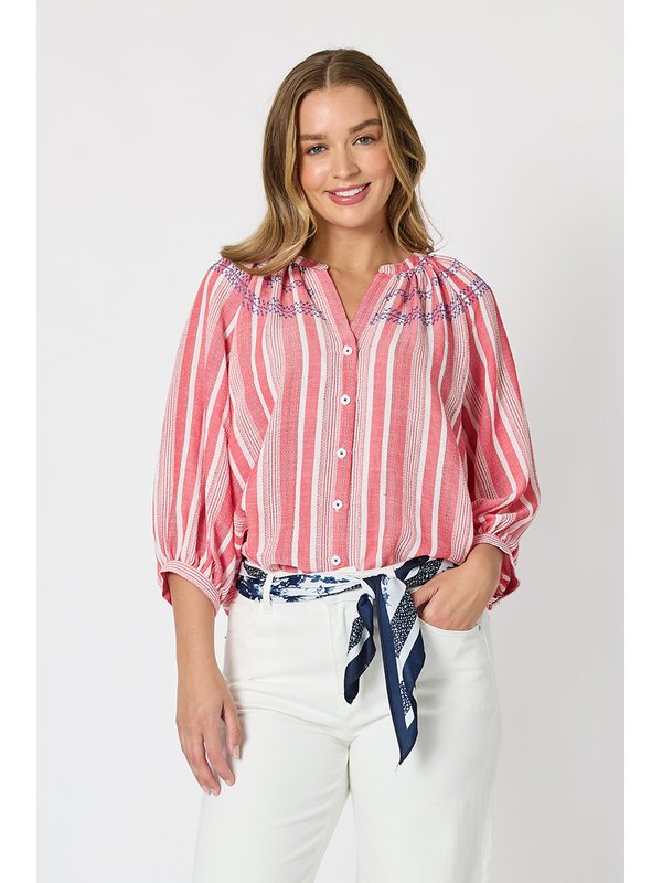Threadz Seaport Stripe Top