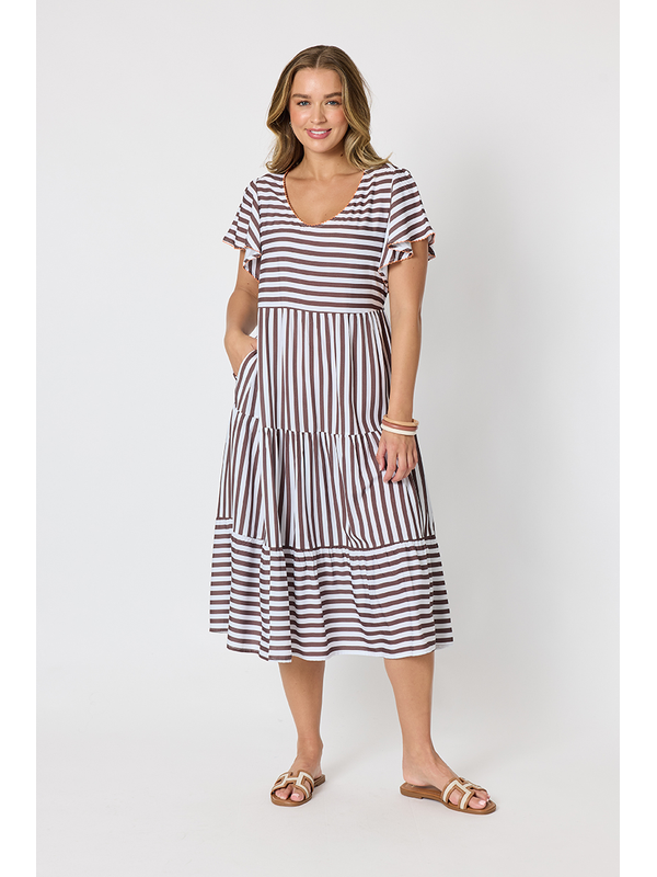 Threadz Kalahari Stripe Dress