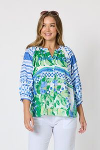 Threadz Limoncello Print Top