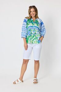 Threadz Limoncello Print Top