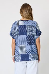 Threadz Costa Mesa Print Top