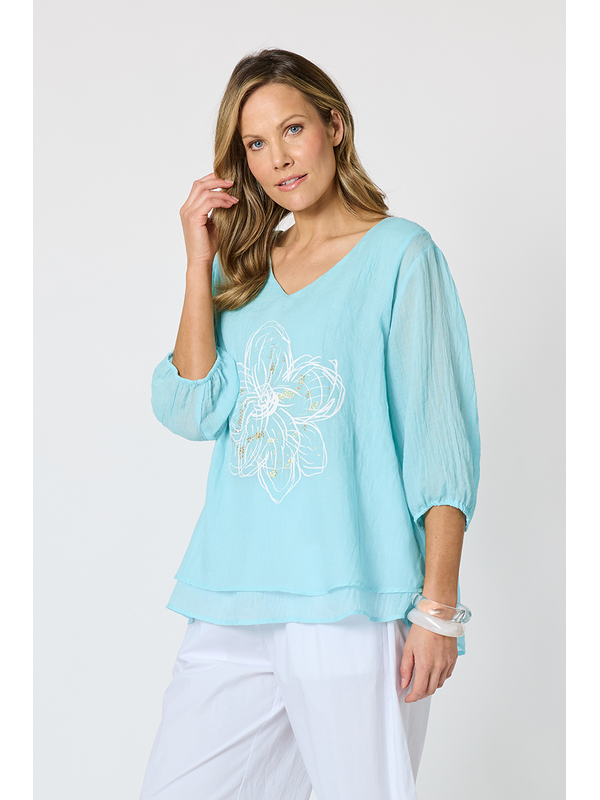 Clarity Camellia Top