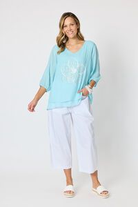 Clarity Camellia Top