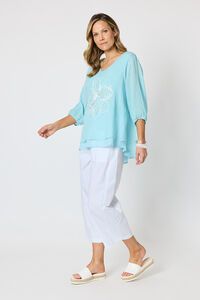 Clarity Camellia Top