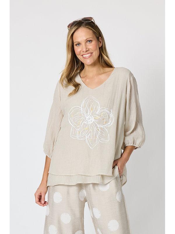 Clarity Camellia Top