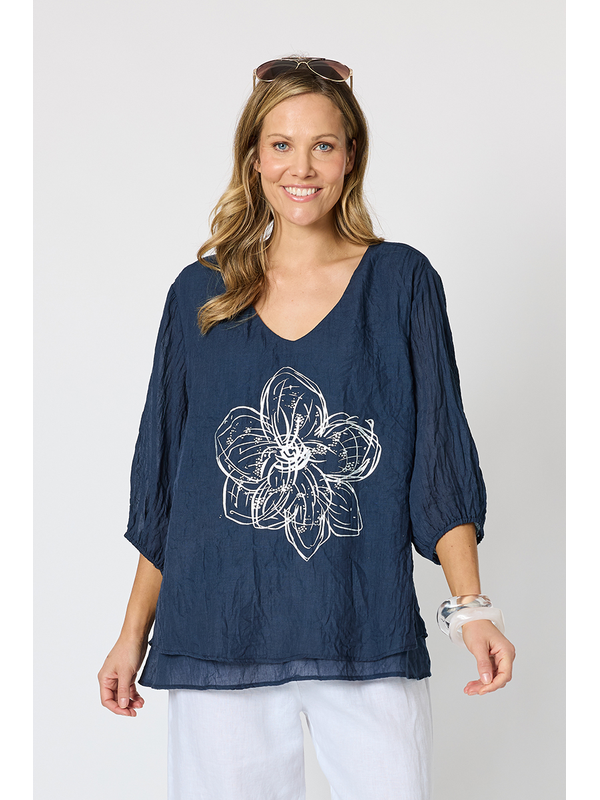 Clarity Camellia Top