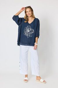 Clarity Camellia Top