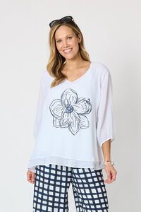 Clarity Camellia Top