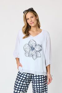 Clarity Camellia Top