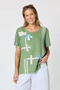 Clarity Bay Leaf Top