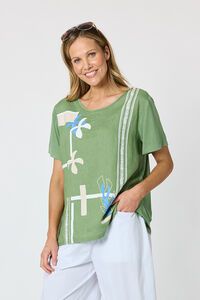 Clarity Bay Leaf Top