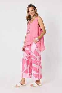 Clarity Bay Leaf Print Pant